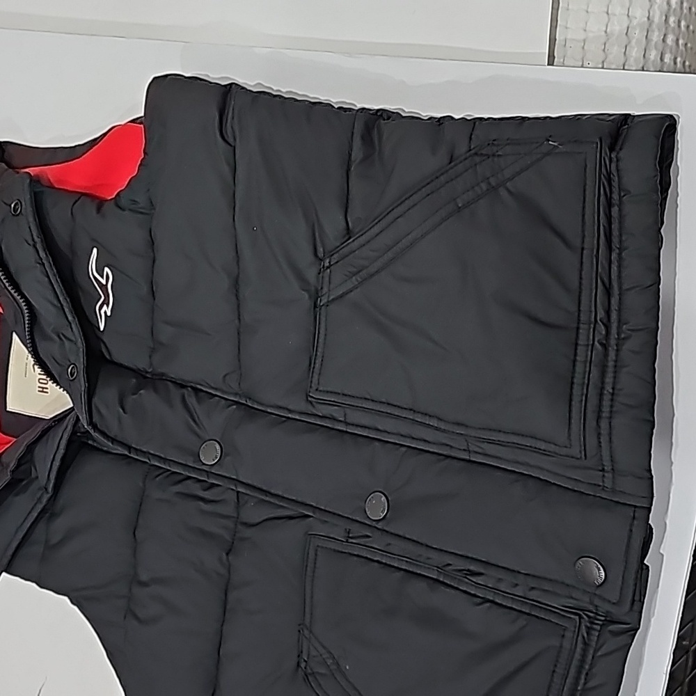 Hollister Puffer Vest Black Size S - Picture 5 of 9